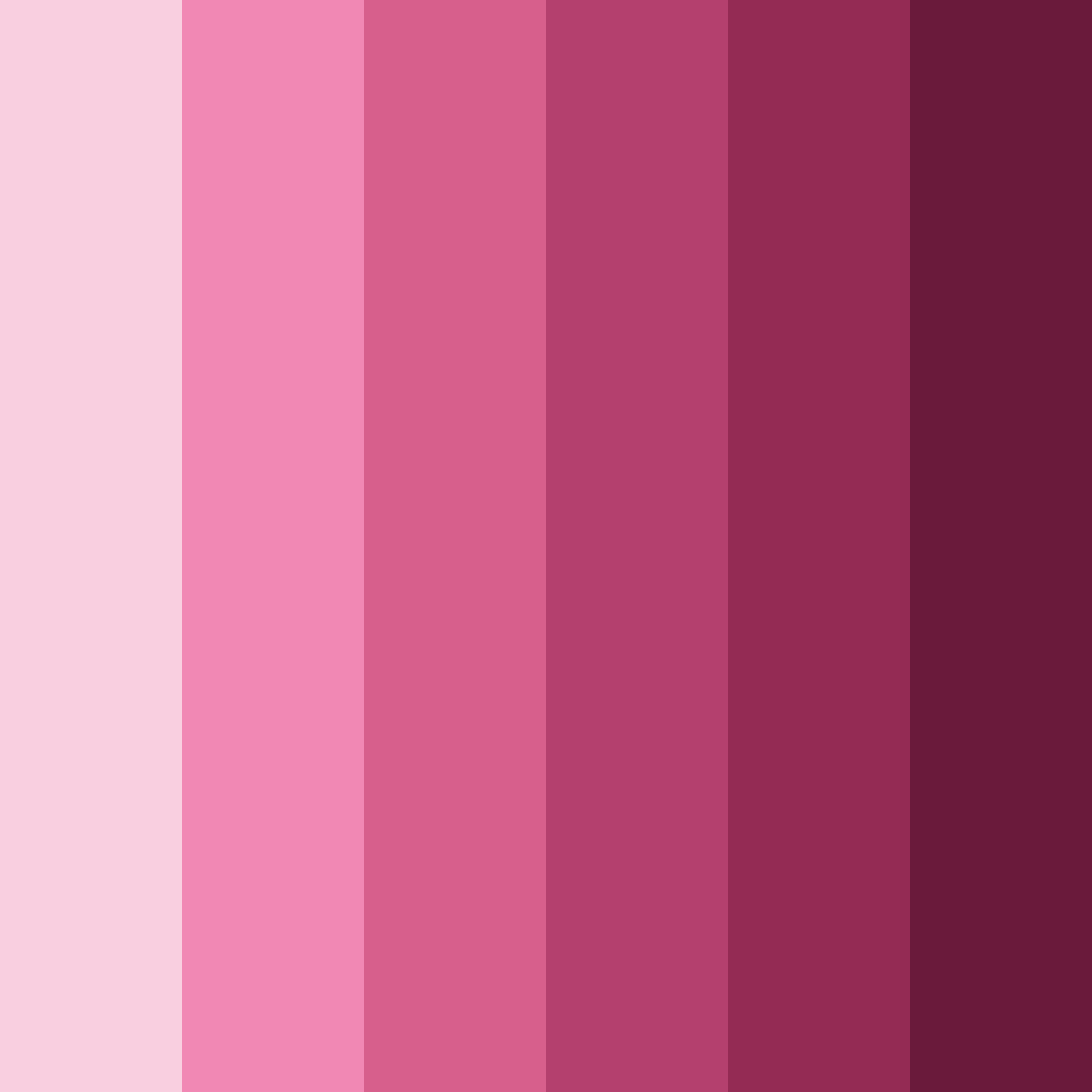 Download blushing blooms color palette PNG image (square)