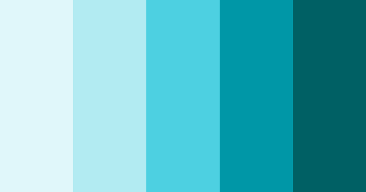 Download teal snow mountain color palette PNG image (landscape)