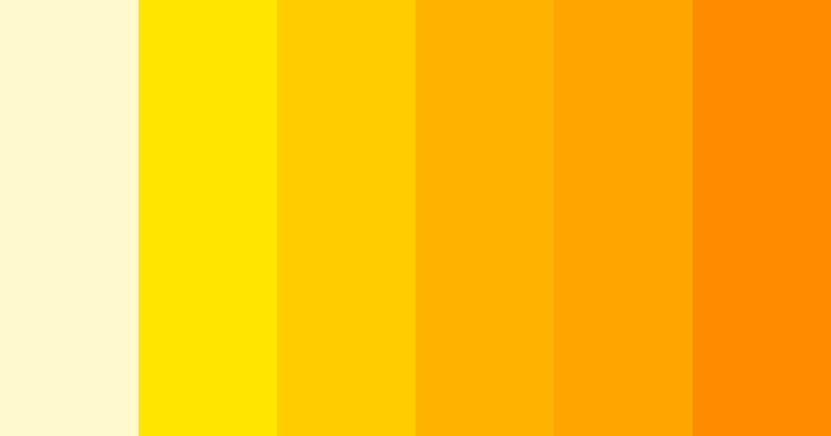 Download golden radiance color palette PNG image (landscape)