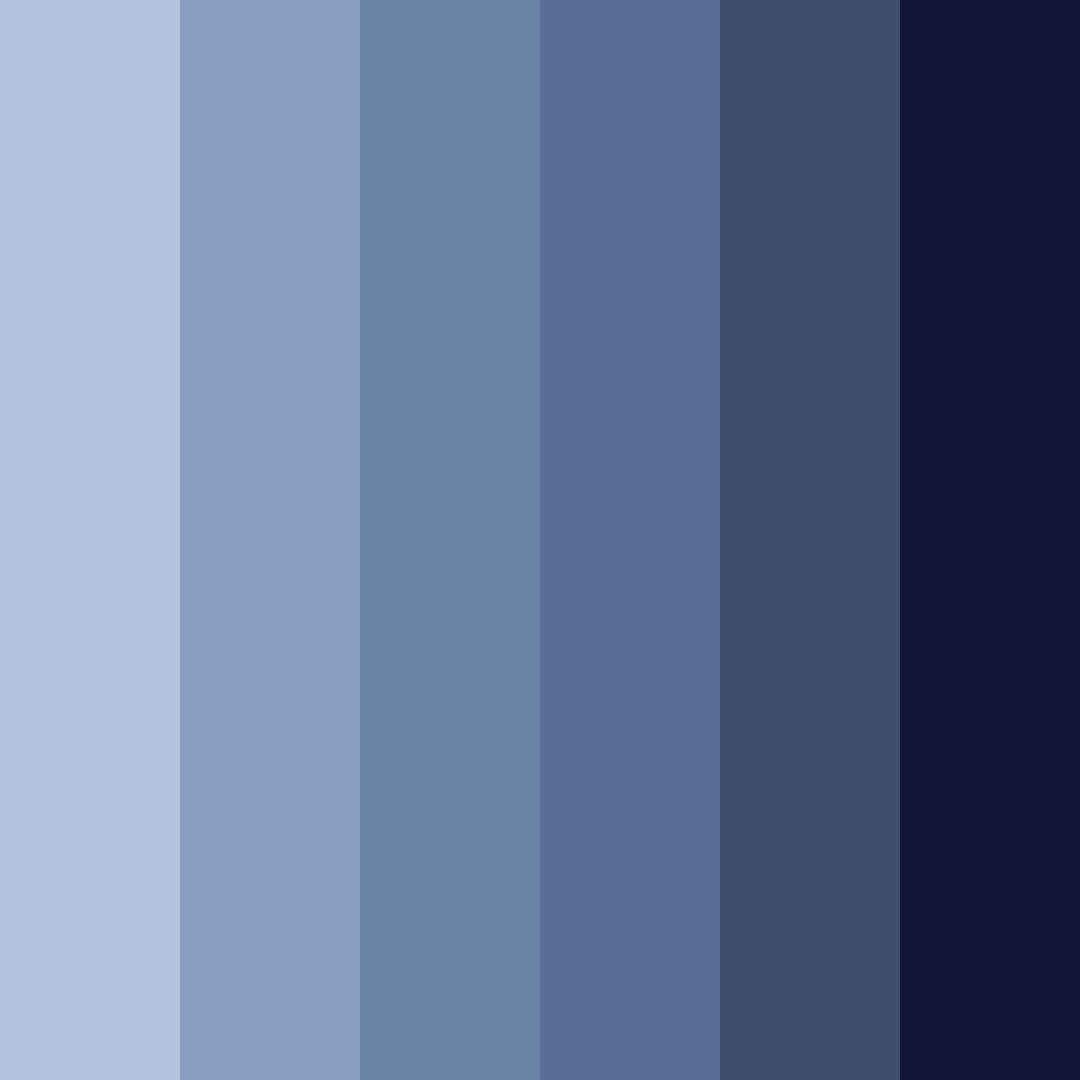 Download midnight serenity color palette PNG image (square)