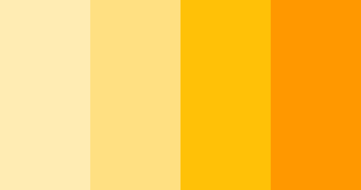 Download yellow sunrise color palette PNG image (landscape)