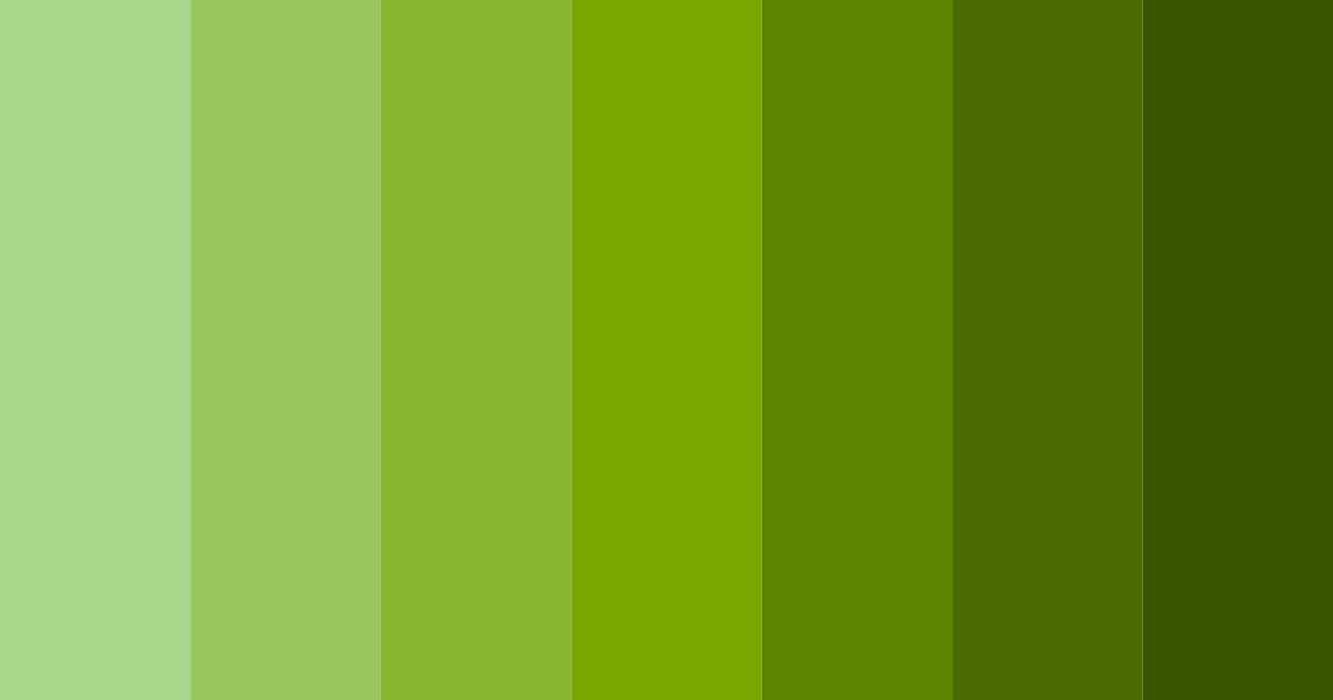 Download emerald grove color palette PNG image (landscape)