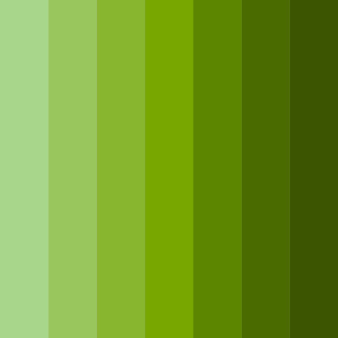 Download emerald grove color palette PNG image (square)