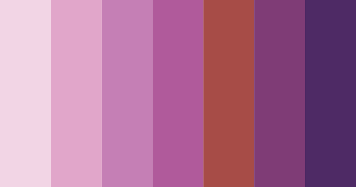 Download muted purple pink yellow color palette PNG image (landscape)