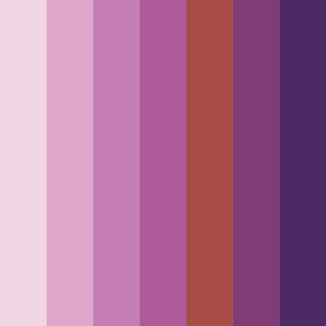 Download muted purple pink yellow color palette PNG image (square)