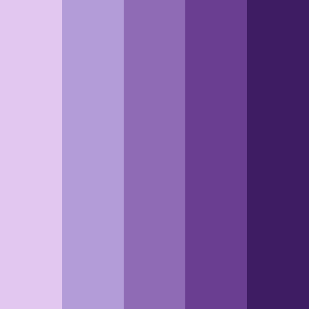 Download lush lavender twilight color palette PNG image (square)