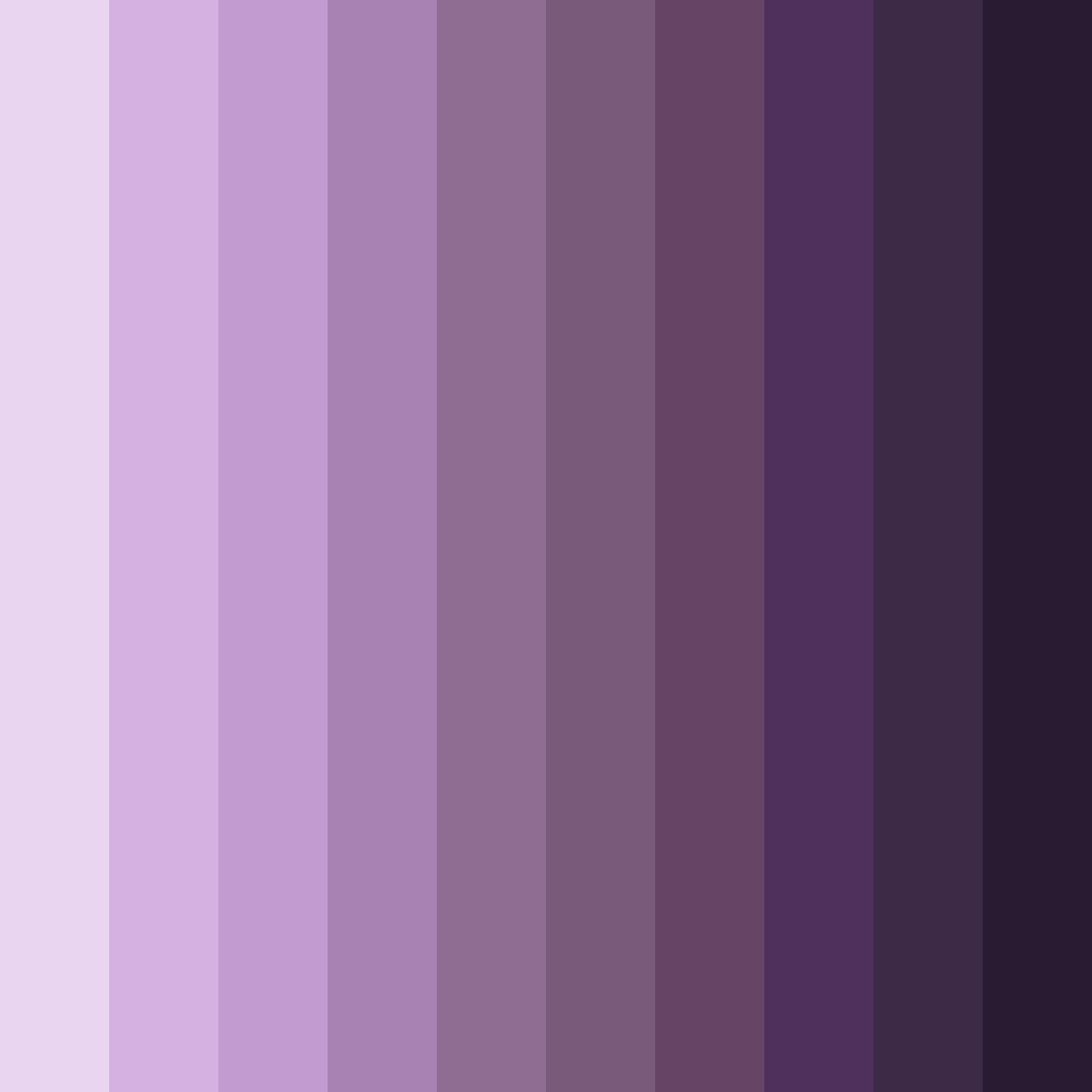 Download violet enchantment color palette PNG image (square)