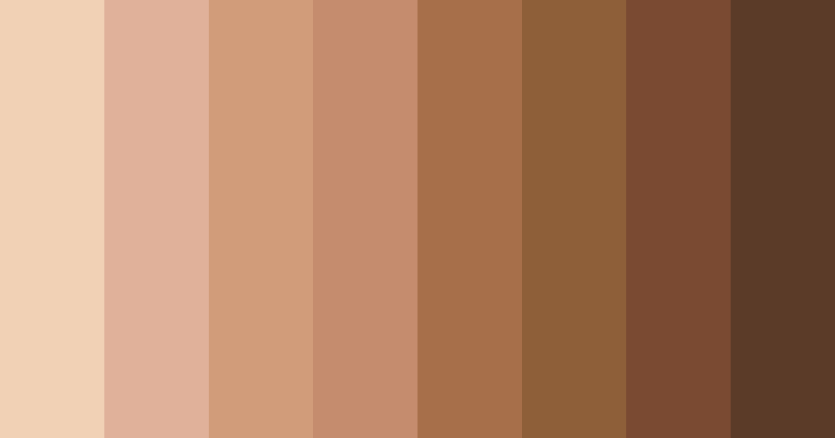 Download cinnamon gold color palette PNG image (landscape)