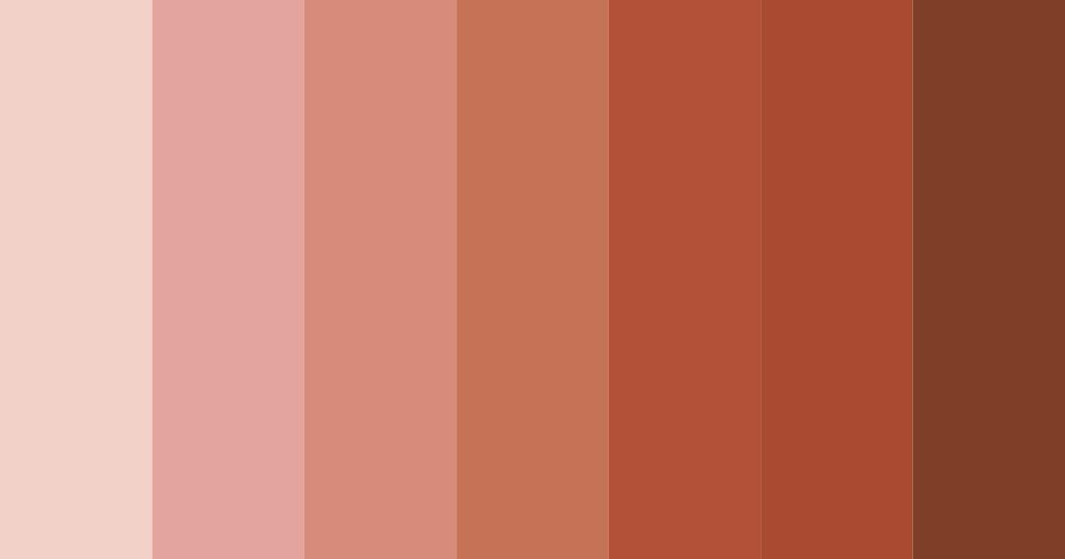 Download cinnamon shades color palette PNG image (landscape)