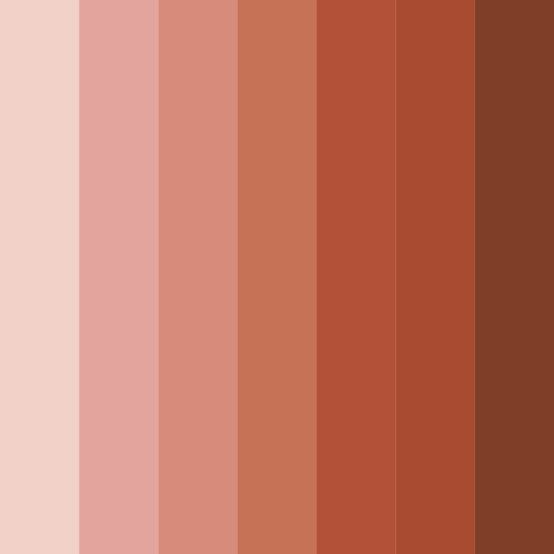 Download cinnamon shades color palette PNG image (square)