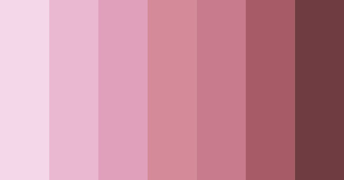 Download whispering rosewood color palette PNG image (landscape)