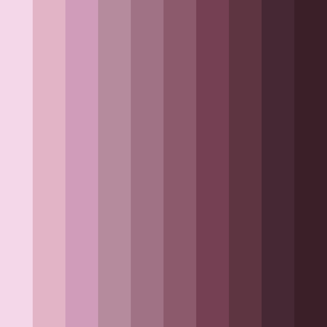 Download whispering rosewood color palette PNG image (square)