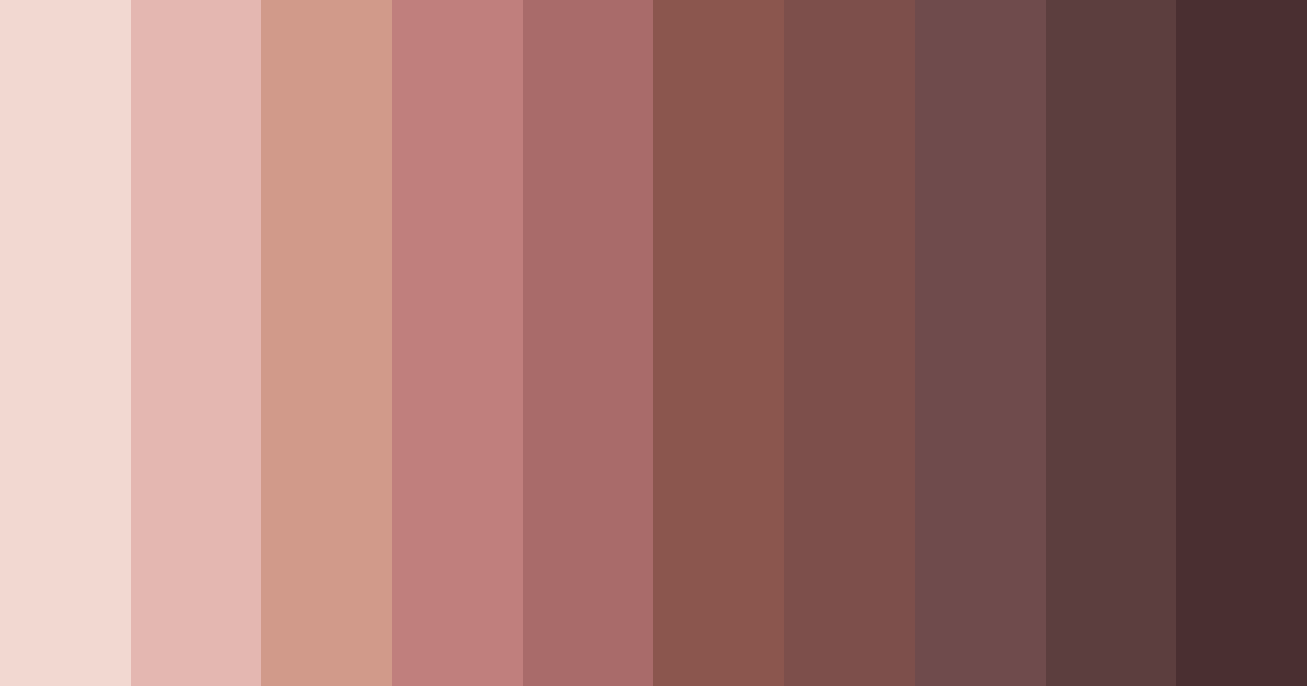Download pink brown harmony color palette PNG image (landscape)