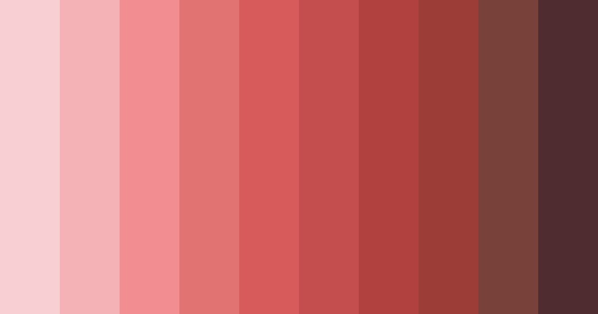 Download warm pink brown color palette PNG image (landscape)