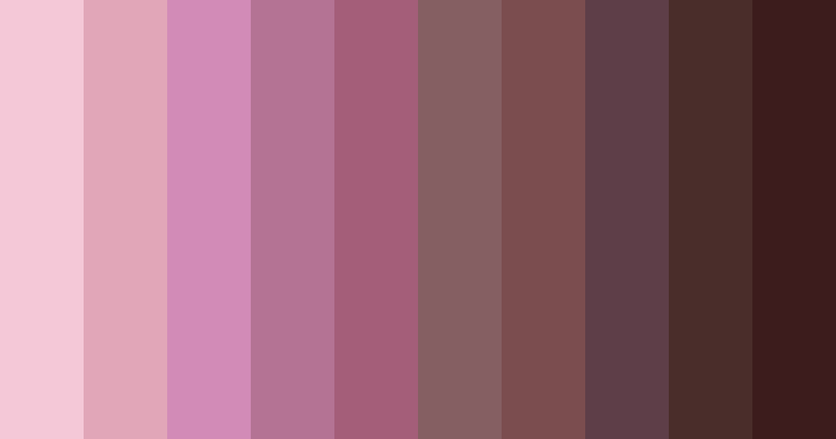 Download dusky rosewood color palette PNG image (landscape)