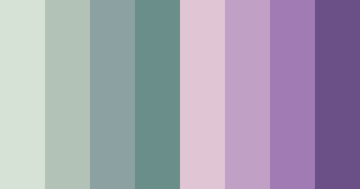 Download whispers of lavender sage color palette PNG image (landscape)