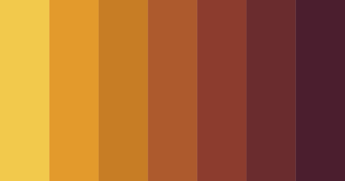 Download autumn brown color palette PNG image (landscape)
