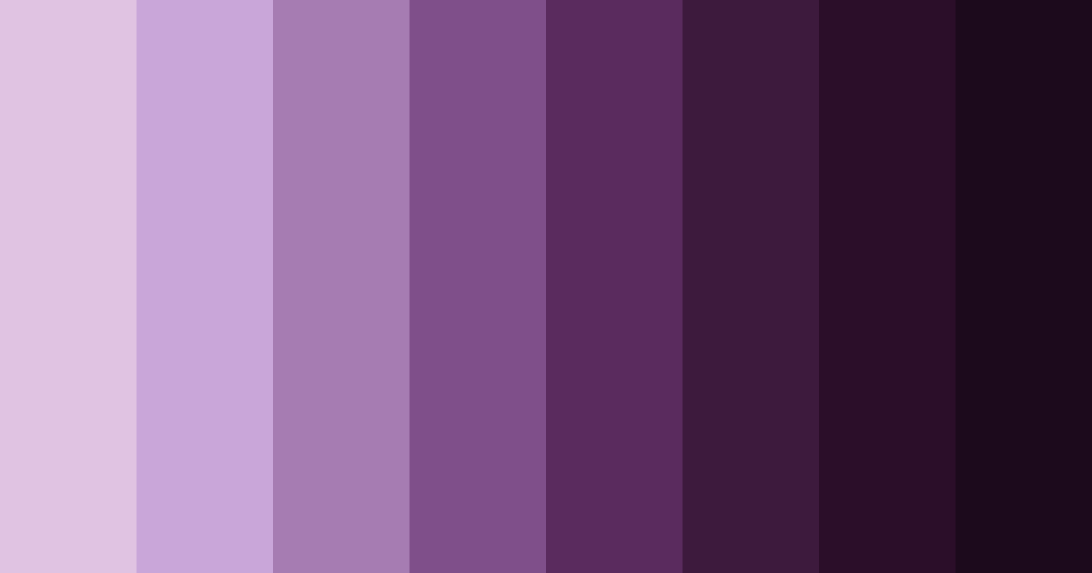Download midnight velvet color palette PNG image (landscape)
