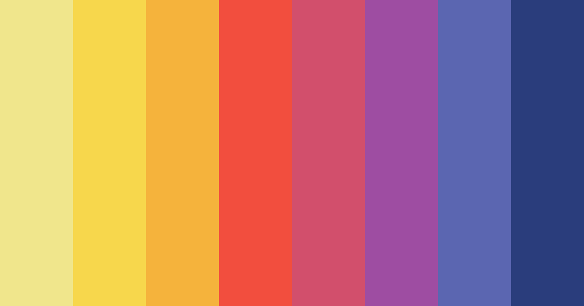 Download vibrant blue color palette PNG image (landscape)