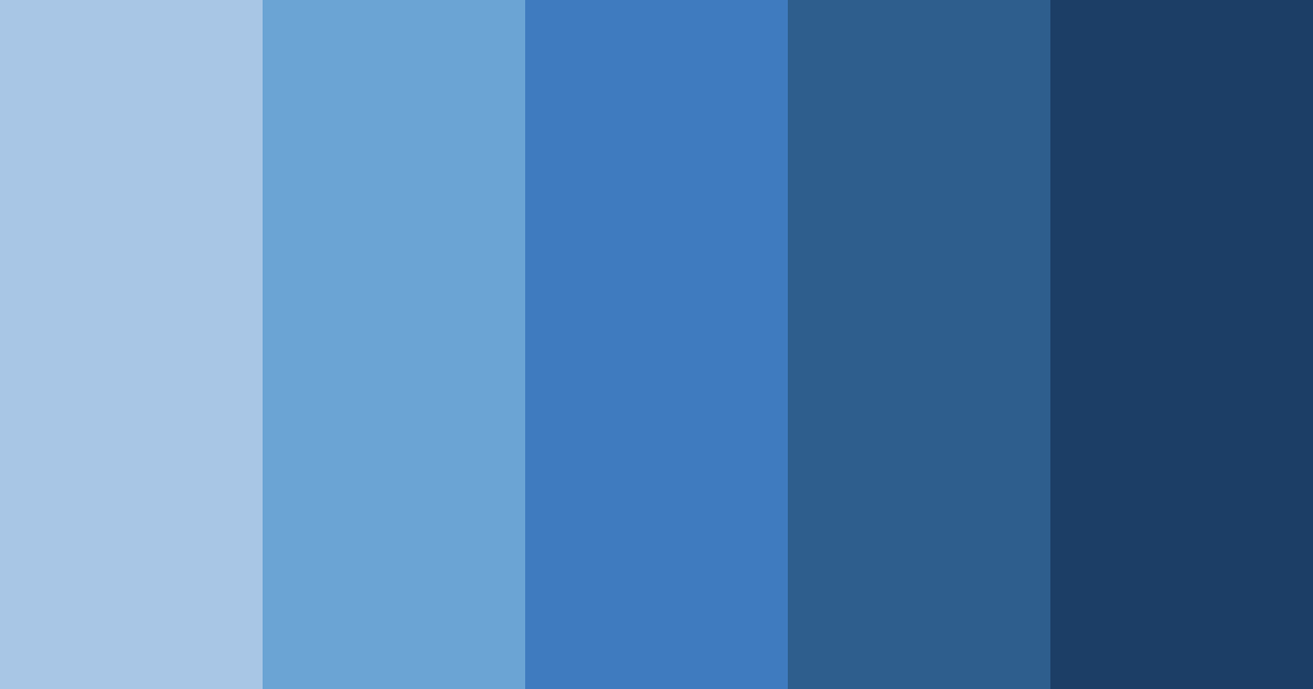 Download blue rain color palette PNG image (landscape)