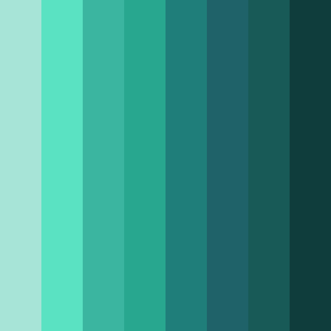 Download tropical oasis color palette PNG image (square)