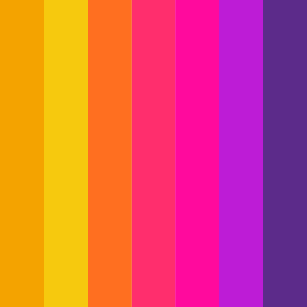 Download vibrant yellow color palette PNG image (square)