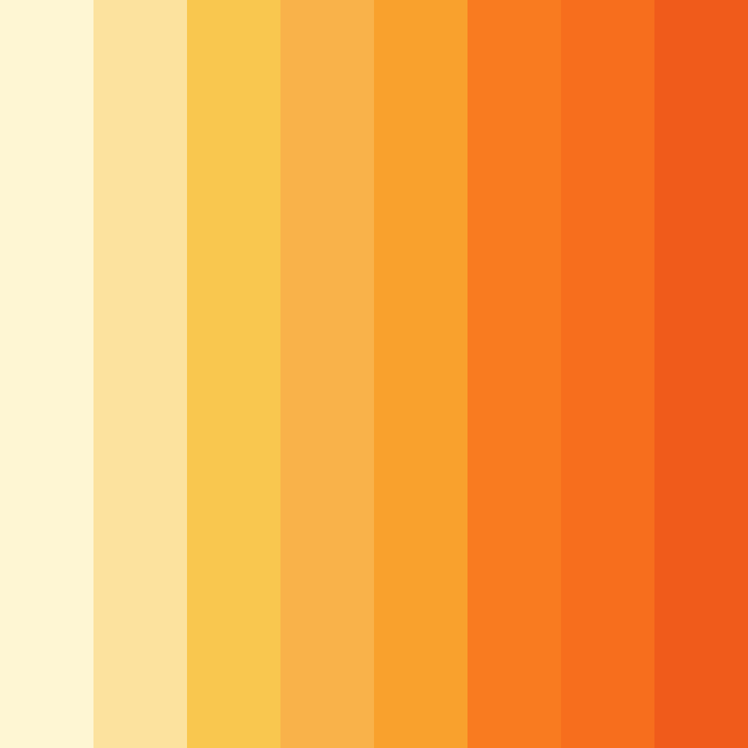 Download marigold mornings color palette PNG image (square)