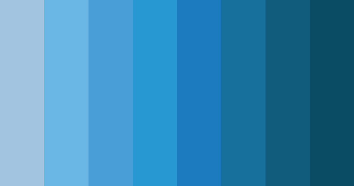 Download blue charm color palette PNG image (landscape)