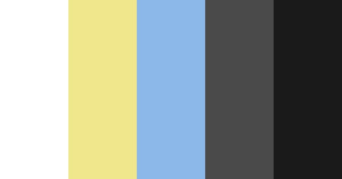 Download blue and yellow serenity color palette PNG image (landscape)