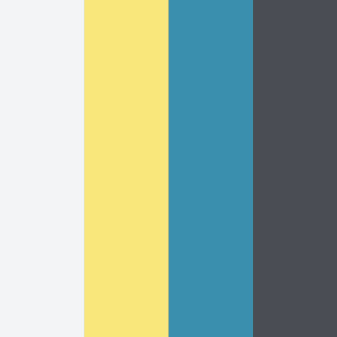 Download blue horizon color palette PNG image (square)