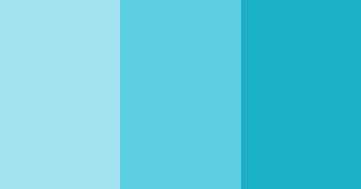 Download aqua melody color palette PNG image (landscape)