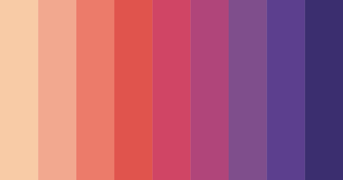 Download sunrise pink color palette PNG image (landscape)