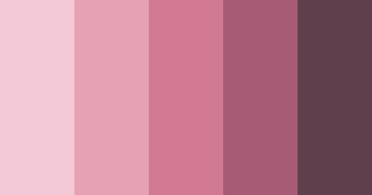 Download dusty rose shades color palette PNG image (landscape)