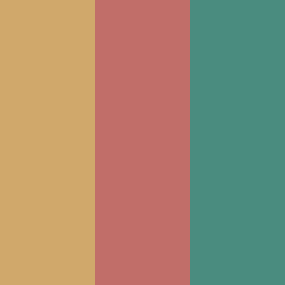 Download rusty pink and sage green color palette PNG image (square)