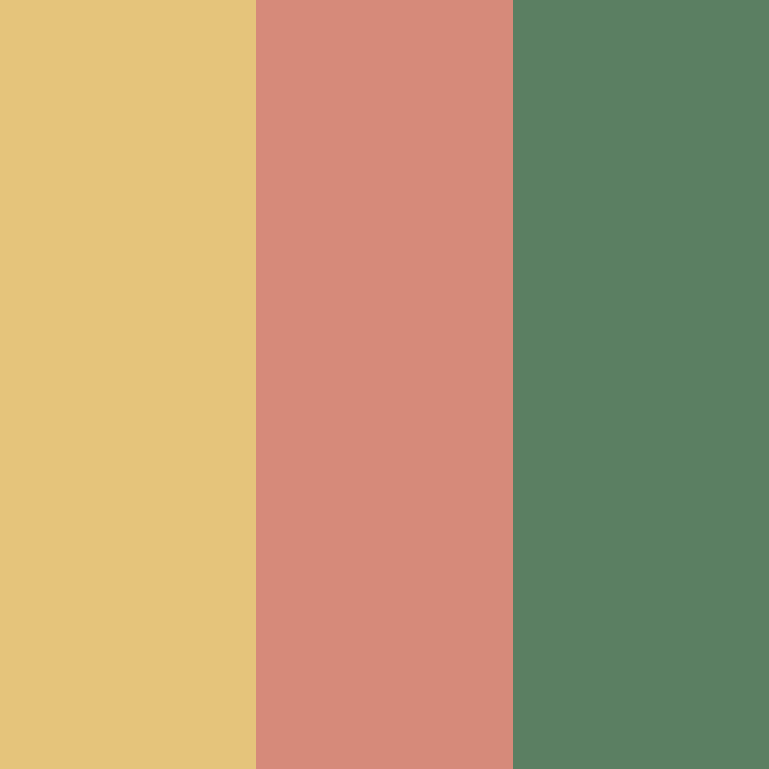 Download sage and rust color palette PNG image (square)