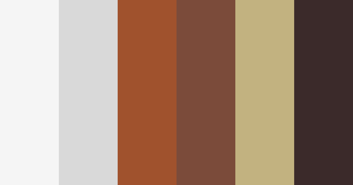 Download earthy tones color palette PNG image (landscape)