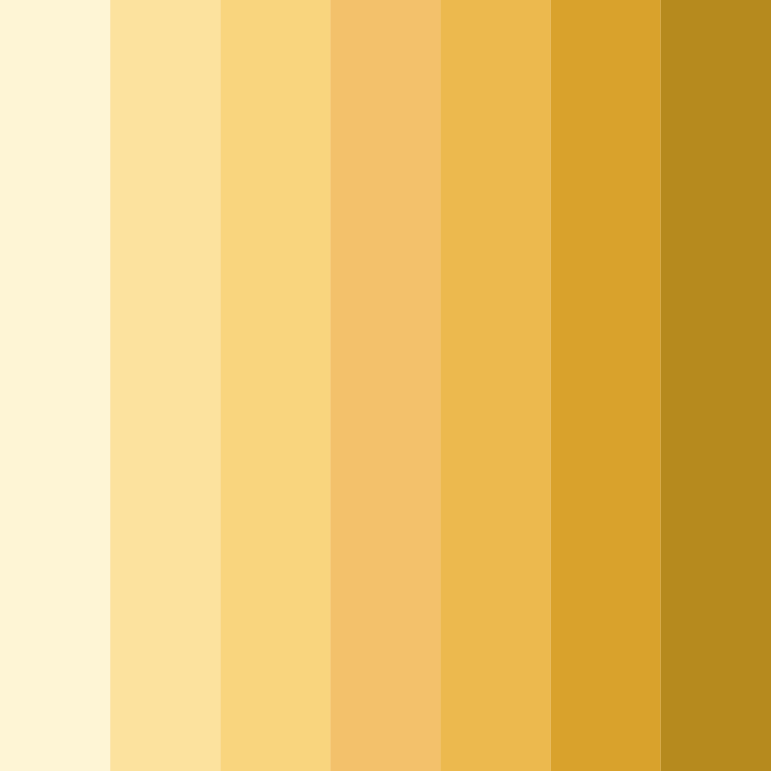 Download golden glow color palette PNG image (square)