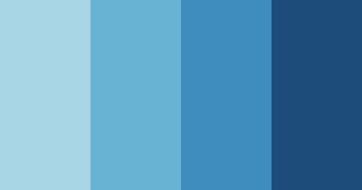 Download digital azure color palette PNG image (landscape)