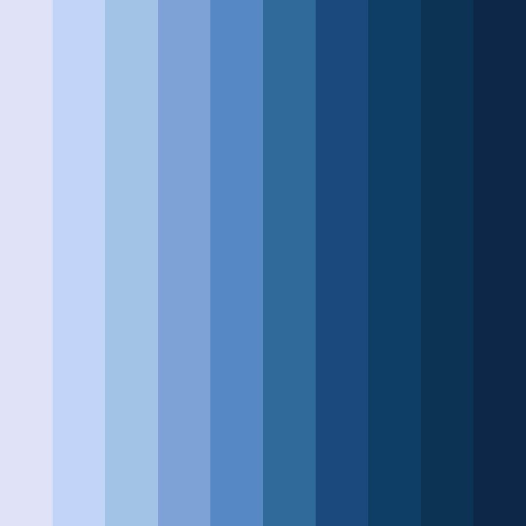 Download warm blue color palette PNG image (square)