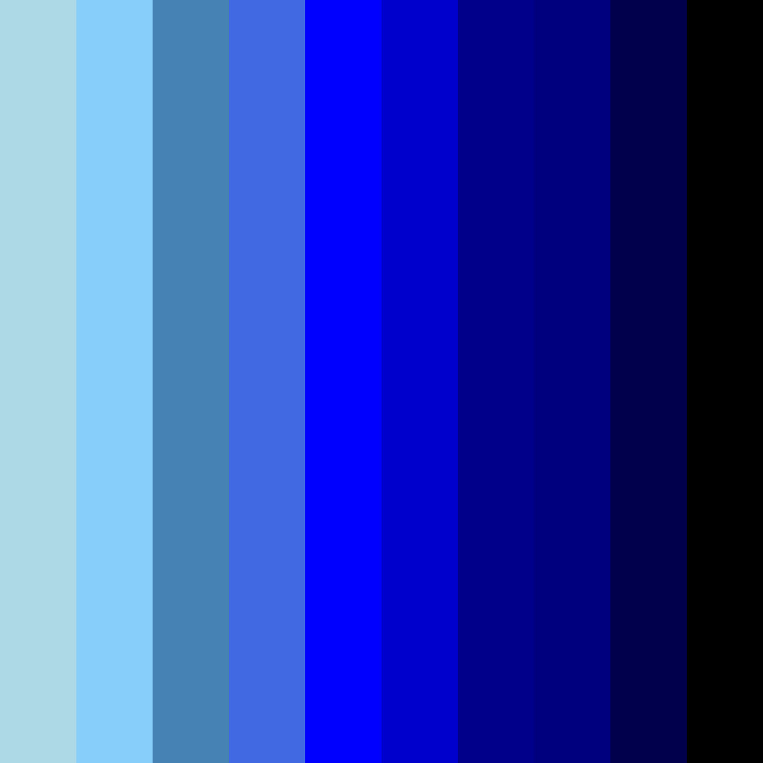 Download midnight ocean whisper color palette PNG image (square)