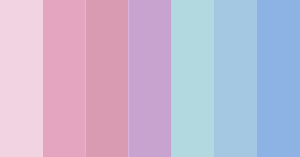 Download faded dreams color palette PNG image (landscape)