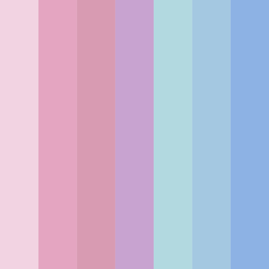 Download faded dreams color palette PNG image (square)