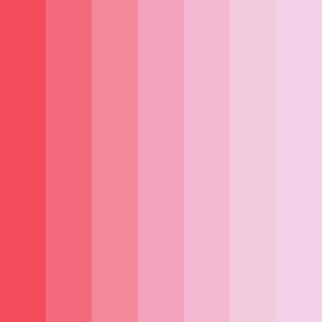 Download shades of amaranth color palette PNG image (square)