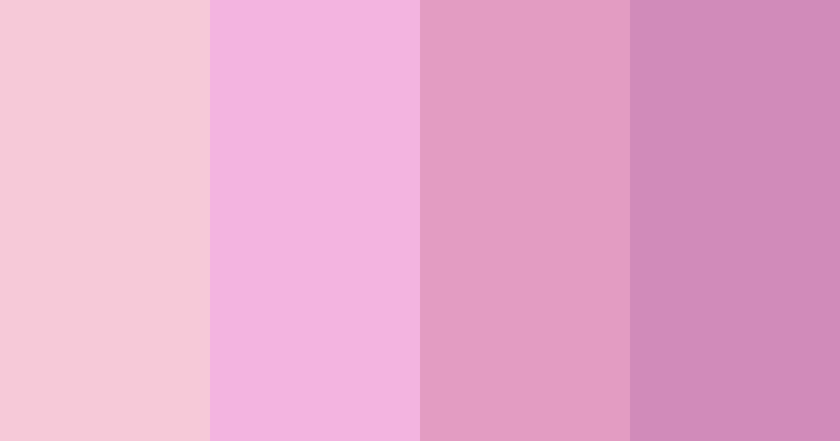 Download pink pastel color palette PNG image (landscape)