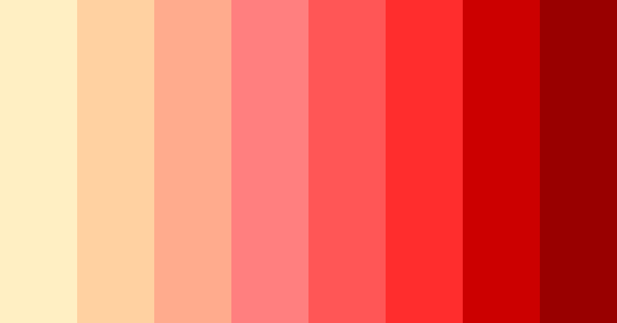 Download crimson sunrise color palette PNG image (landscape)