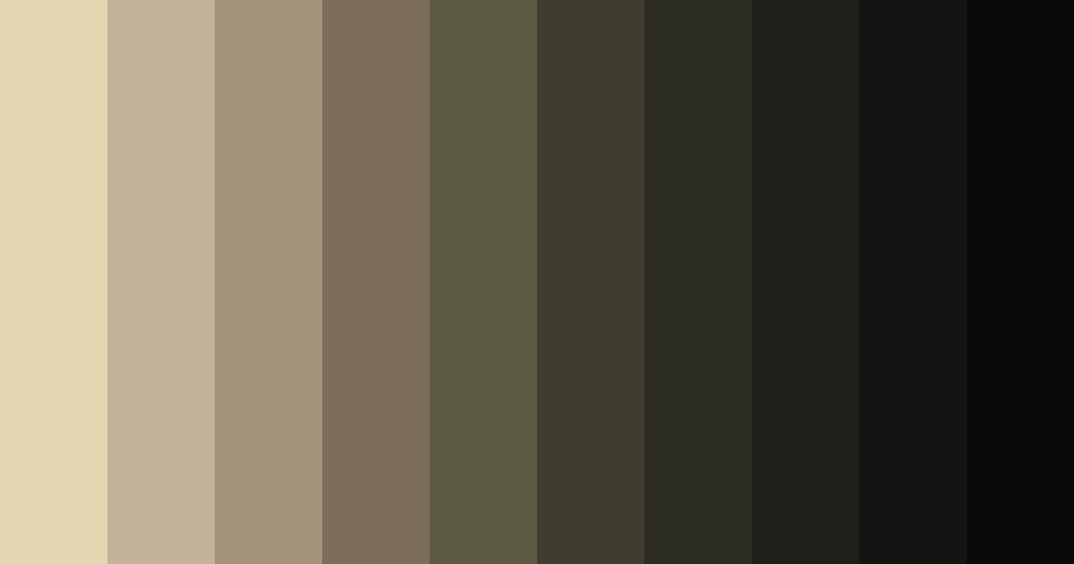 Download dark eagle brown color palette PNG image (landscape)