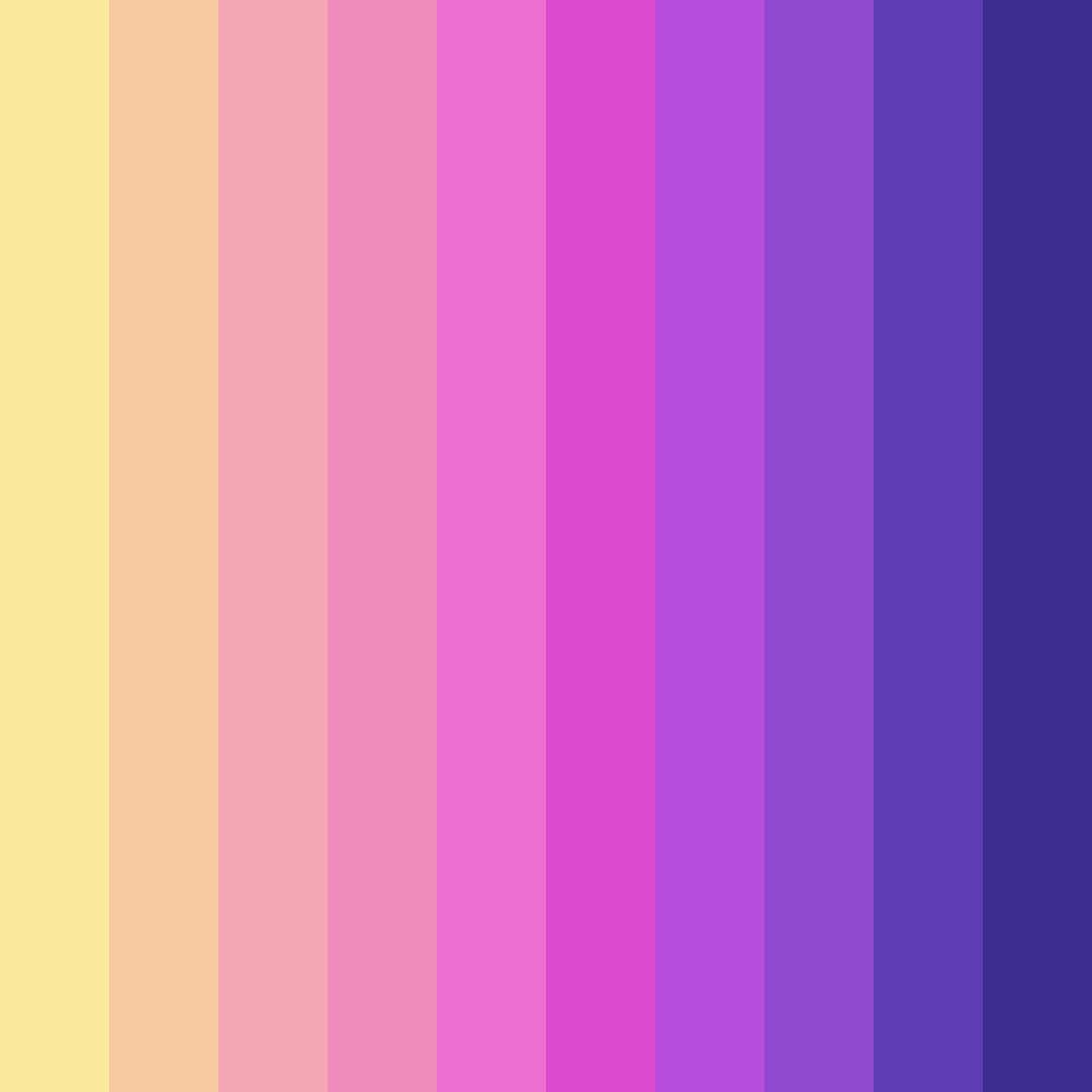 Download whimsical wonderland color palette PNG image (square)