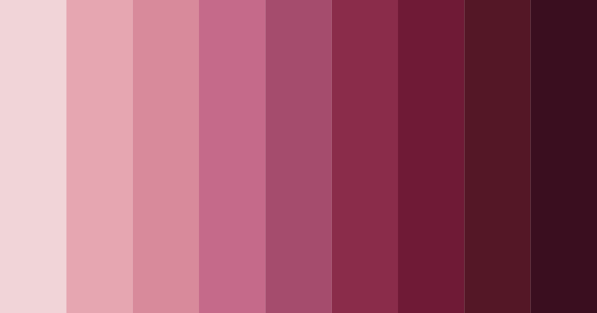 Download pastel burgundy color palette PNG image (landscape)