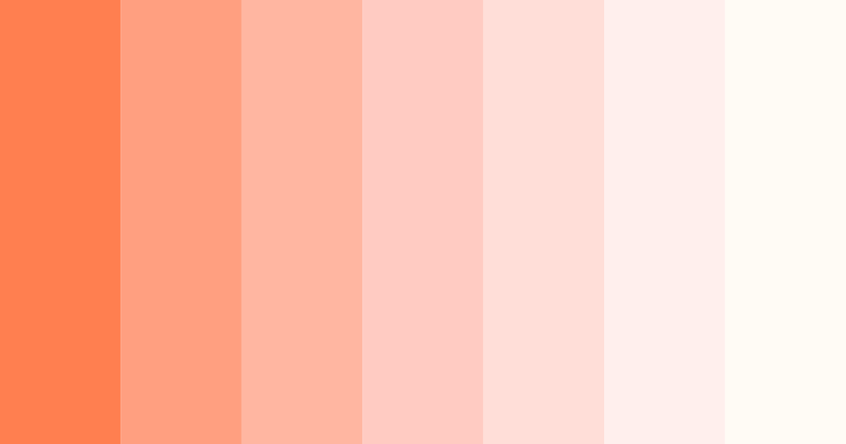 Download coral blush color palette PNG image (landscape)