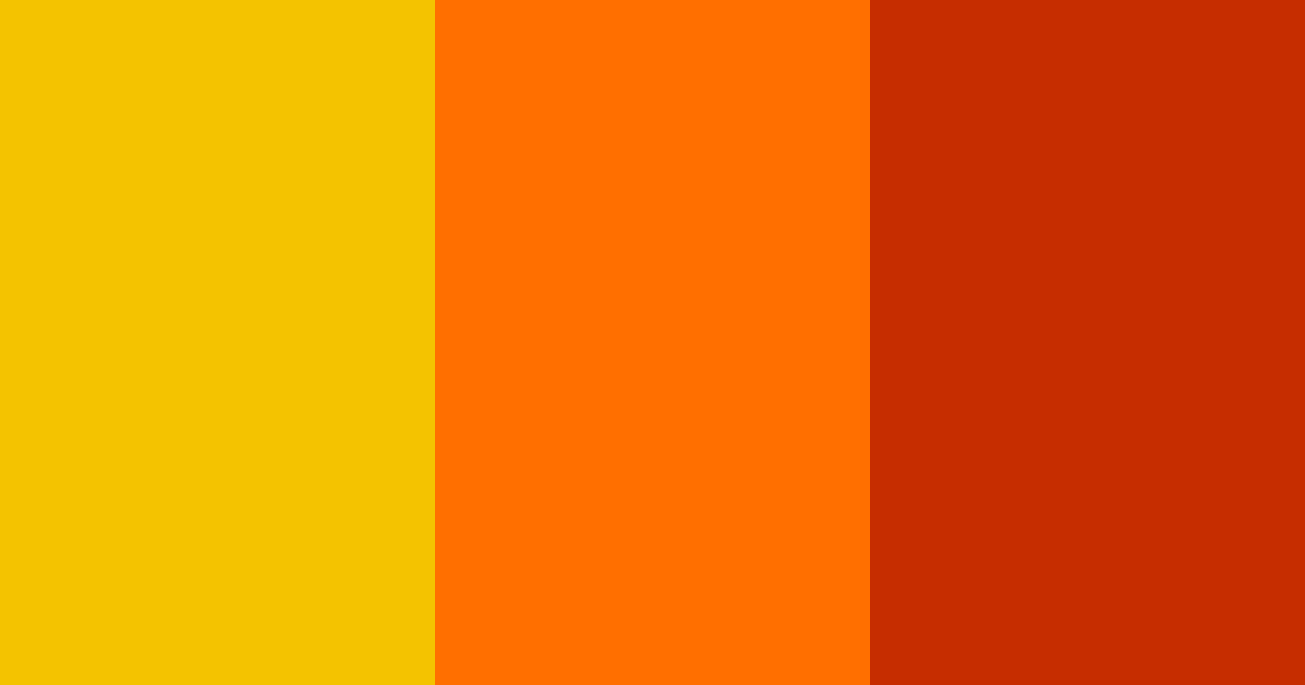 Download vibrant yellow orange red color palette PNG image (landscape)